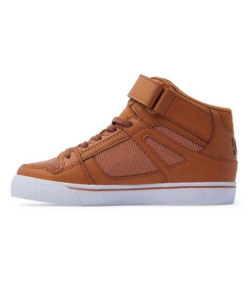 DC SHOES（ディーシーシューズ）の「Ks PURE HIGH-TOP SE/DCキッズハイカットスニーカー（スニーカー・キッズ・ホワイト×ブラック/ホワイト系その他/ブラウン・17cm/18cm/19cm/20cm/21cm/22cm/23cm/24cm/25cm）」の21枚目の写真