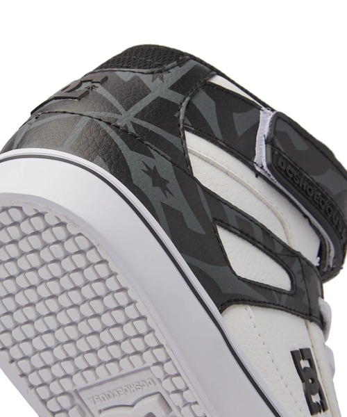 DC SHOES（ディーシーシューズ）の「Ks PURE HIGH-TOP SE/DCキッズハイカットスニーカー（スニーカー・キッズ・ホワイト×ブラック/ホワイト系その他/ブラウン・17cm/18cm/19cm/20cm/21cm/22cm/23cm/24cm/25cm）」の16枚目の写真