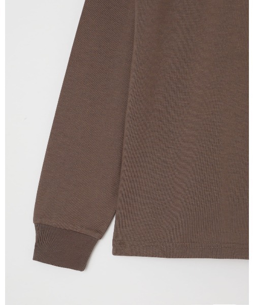 THOUSAND MILE(サウザンドマイル)の「【THOUSAND MILE】LONG SLEEVE T-SHIRT/ロングスリーブTシャツ(Tシャツ/カットソー・レディース・グレイッシュベージュ/ホワイト/ブラック/グリーン/レンガ/ブルー・L/M/XL/S)」の7枚目の写真