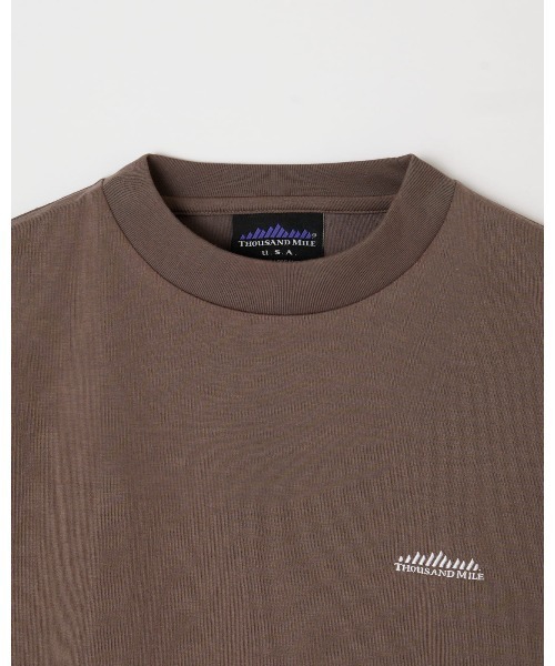 THOUSAND MILE(サウザンドマイル)の「【THOUSAND MILE】LONG SLEEVE T-SHIRT/ロングスリーブTシャツ(Tシャツ/カットソー・レディース・グレイッシュベージュ/ホワイト/ブラック/グリーン/レンガ/ブルー・L/M/XL/S)」の8枚目の写真