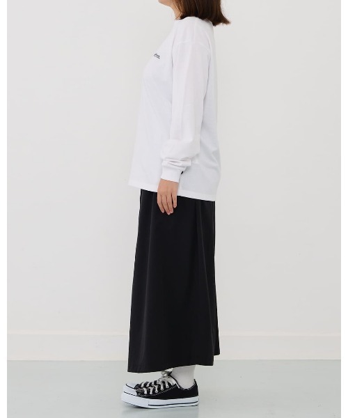 THOUSAND MILE(サウザンドマイル)の「【THOUSAND MILE】LONG SLEEVE T-SHIRT/ロングスリーブTシャツ(Tシャツ/カットソー・レディース・グレイッシュベージュ/ホワイト/ブラック/グリーン/レンガ/ブルー・L/M/XL/S)」の19枚目の写真