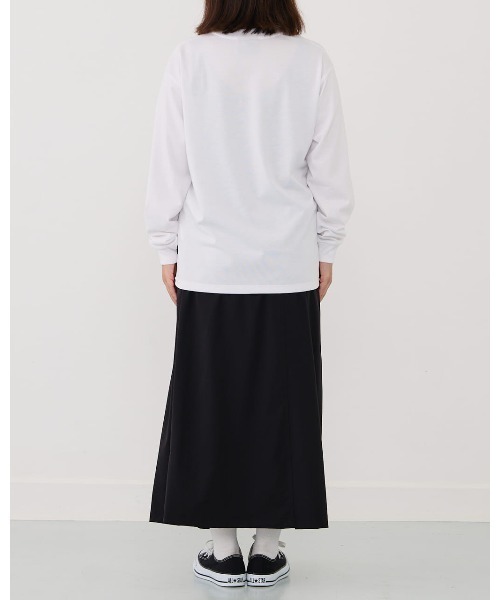 THOUSAND MILE(サウザンドマイル)の「【THOUSAND MILE】LONG SLEEVE T-SHIRT/ロングスリーブTシャツ(Tシャツ/カットソー・レディース・グレイッシュベージュ/ホワイト/ブラック/グリーン/レンガ/ブルー・L/M/XL/S)」の20枚目の写真