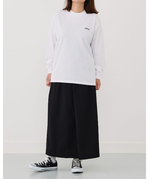 THOUSAND MILE(サウザンドマイル)の「【THOUSAND MILE】LONG SLEEVE T-SHIRT/ロングスリーブTシャツ(Tシャツ/カットソー・レディース・グレイッシュベージュ/ホワイト/ブラック/グリーン/レンガ/ブルー・L/M/XL/S)」の14枚目の写真