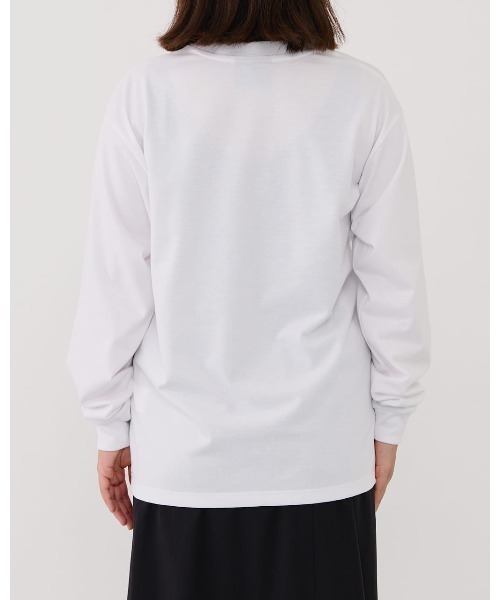 THOUSAND MILE(サウザンドマイル)の「【THOUSAND MILE】LONG SLEEVE T-SHIRT/ロングスリーブTシャツ(Tシャツ/カットソー・レディース・グレイッシュベージュ/ホワイト/ブラック/グリーン/レンガ/ブルー・L/M/XL/S)」の17枚目の写真