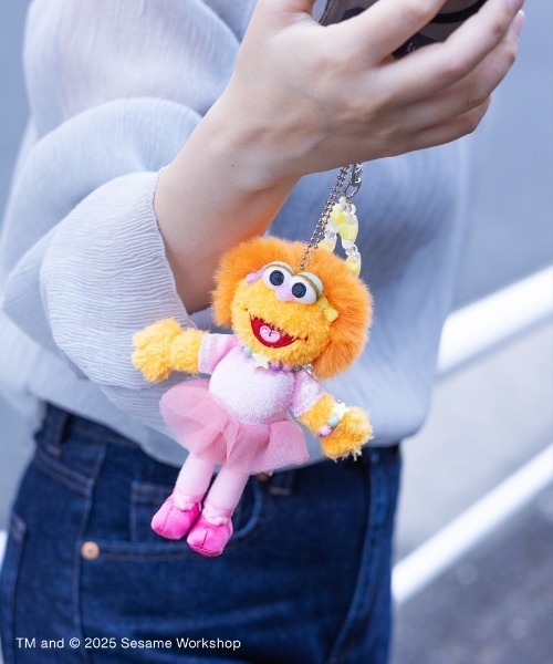 ぬいぐるみチャーム ゾーイ（キーホルダー）｜SESAME STREET（セサミ