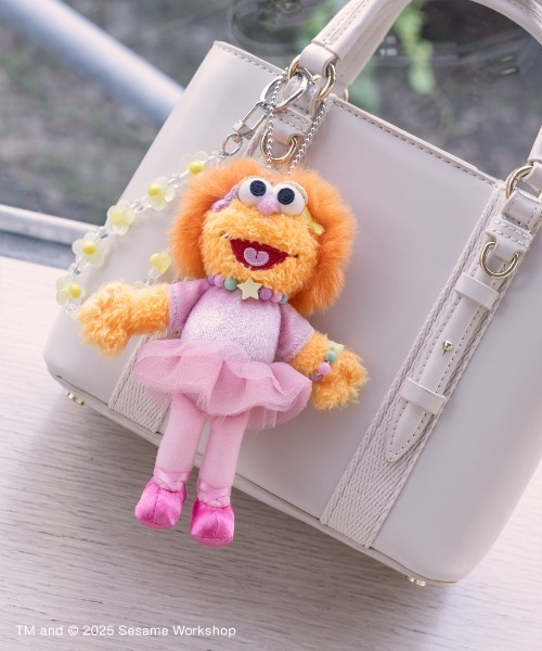 ぬいぐるみチャーム ゾーイ（キーホルダー）｜SESAME STREET（セサミ