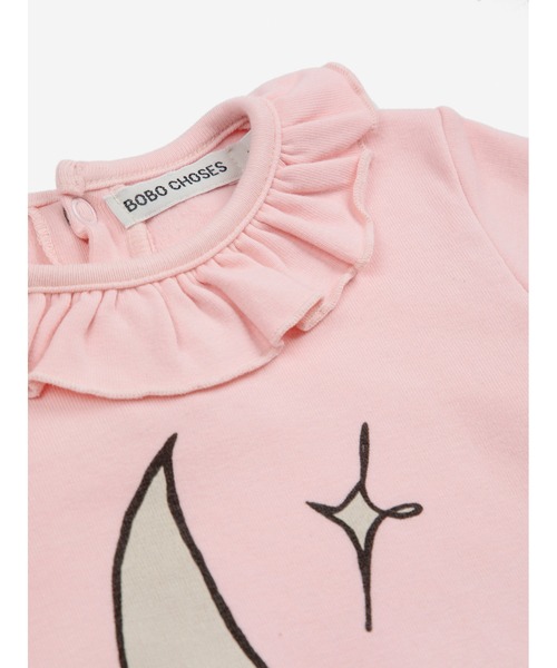 BOBO CHOSES（ボボショーズ）の「Baby Beneath The Moon ruffle body（ロンパース・キッズ・ライトピンク・24MONTH/18MONTH）」の2枚目の写真