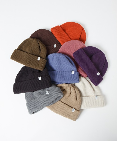 RACAL（ラカル）の「2way Plain Color Knit Beanie / 2ウェイプレーンカラーニットビーニー（ニットキャップ/ビーニー・メンズ・ブラック/ベージュ/パープル/ブラウン/グレー/オリーブ/オレンジ/アイボリー/ブルー/ピンク・FREE）」の12枚目の写真