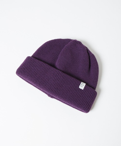 RACAL（ラカル）の「2way Plain Color Knit Beanie / 2ウェイプレーンカラーニットビーニー（ニットキャップ/ビーニー・メンズ・ブラック/ベージュ/パープル/ブラウン/グレー/オリーブ/オレンジ/アイボリー/ブルー/ピンク・FREE）」の15枚目の写真