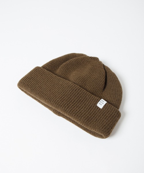 RACAL（ラカル）の「2way Plain Color Knit Beanie / 2ウェイプレーンカラーニットビーニー（ニットキャップ/ビーニー・メンズ・ブラック/ベージュ/パープル/ブラウン/グレー/オリーブ/オレンジ/アイボリー/ブルー/ピンク・FREE）」の19枚目の写真