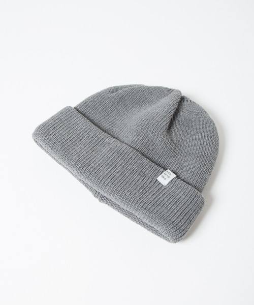 RACAL（ラカル）の「2way Plain Color Knit Beanie / 2ウェイプレーンカラーニットビーニー（ニットキャップ/ビーニー・メンズ・ブラック/ベージュ/パープル/ブラウン/グレー/オリーブ/オレンジ/アイボリー/ブルー/ピンク・FREE）」の20枚目の写真