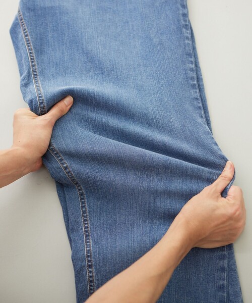 UNFILO(アンフィーロ)の「【UNFILO DENIM】 スリムテーパード(デニムパンツ・メンズ・サックスブルー系/ブラック系・SMALL/MEDIUM/LARGE/X-LARGE)」の9枚目の写真