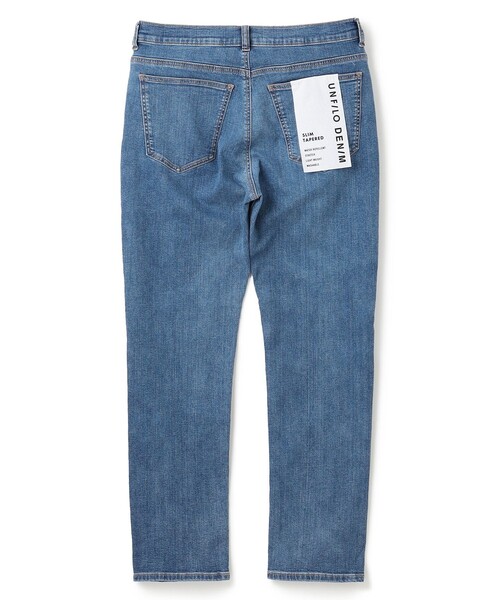 UNFILO(アンフィーロ)の「【UNFILO DENIM】 スリムテーパード(デニムパンツ・メンズ・サックスブルー系/ブラック系・SMALL/MEDIUM/LARGE/X-LARGE)」の11枚目の写真