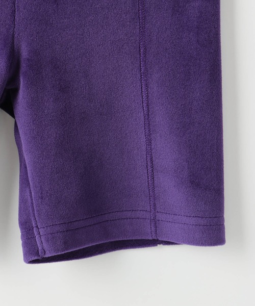 LOWRYS FARM（ローリーズファーム）の「ストレッチベロアサイクルパンツ　145486（レギンス/スパッツ・キッズ・パープル/グレー/ブラック・110cm/120cm/130cm/140cm/150cm）」の5枚目の写真