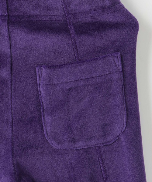 LOWRYS FARM（ローリーズファーム）の「ストレッチベロアサイクルパンツ　145486（レギンス/スパッツ・キッズ・パープル/グレー/ブラック・110cm/120cm/130cm/140cm/150cm）」の8枚目の写真