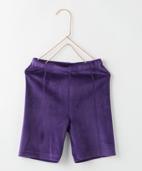 LOWRYS FARM（ローリーズファーム）の「ストレッチベロアサイクルパンツ　145486（レギンス/スパッツ・キッズ・パープル/グレー/ブラック・110cm/120cm/130cm/140cm/150cm）」の22枚目の写真