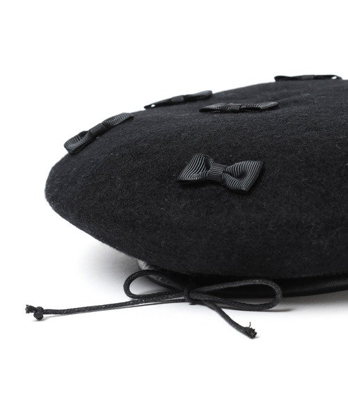 LOWRYS FARM（ローリーズファーム）の「アソートベレー　147572（ハンチング/ベレー帽・キッズ・ブラック/レッド・FREE）」の10枚目の写真