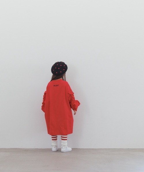 LOWRYS FARM（ローリーズファーム）の「アソートベレー　147572（ハンチング/ベレー帽・キッズ・ブラック/レッド・FREE）」の15枚目の写真