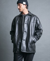 Magine（マージン）の「LAMB LEATHER CAR COAT:ラムレザー カーコート（ライダースジャケット）」