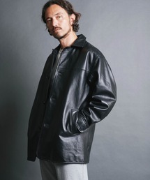 Magine（マージン）の「LAMB LEATHER CAR COAT:ラムレザー カーコート（ライダースジャケット）」