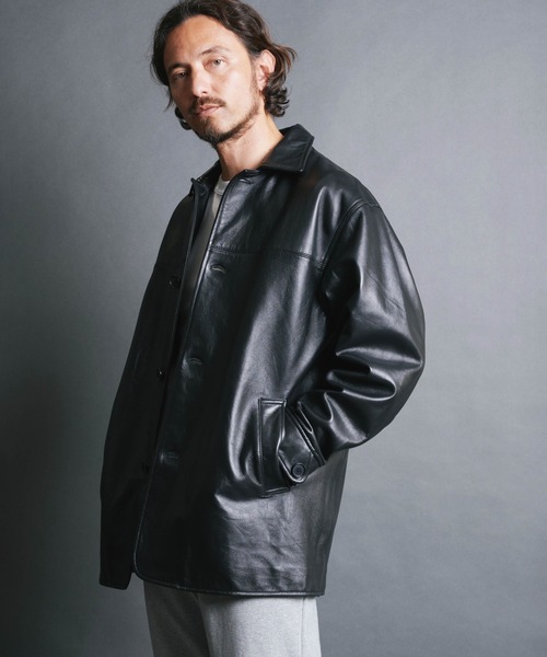 Magine LAMBLEATHER CAR COAT ラムレザー カーコート LAMB LEATHER CAR COAT:ラムレザー カーコート（ライダースジャケット