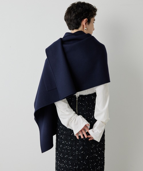 美品　ウィムガゼット　Whim Gazette ポンチョ・ケープコート Whim Gazette ポンチョ リバーケープ レディース : ZOZOTOWN