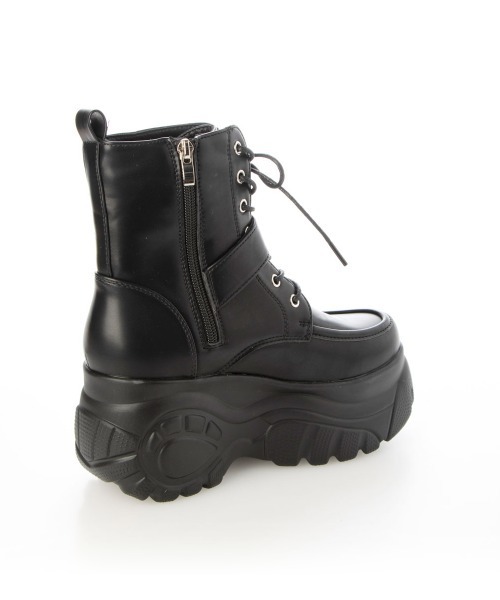 DEMETER（デメテル）の「軽量 厚底ソール レースアップ スニーカーブーツ（ブーツ・レディース・ホワイト/ブラック・M/L/S/LL）」の12枚目の写真