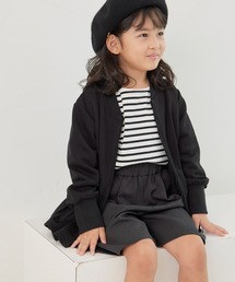 ROPE' PICNIC（ロペピクニック）の「【KIDS】フリルジップ裏毛カーディガン（カーディガン/ボレロ・キッズ）」