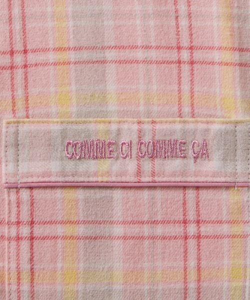 COMME CI COMME CA（コムシコムサ）の「COMME CI COMME CA/コムシコムサ　パジャマ　長袖長パンツ（ルームウェア/パジャマ・レディース・サックスブルー/ピンク・MEDIUM/LARGE/X-LARGE）」の4枚目の写真