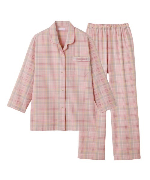 COMME CI COMME CA（コムシコムサ）の「COMME CI COMME CA/コムシコムサ　パジャマ　長袖長パンツ（ルームウェア/パジャマ・レディース・サックスブルー/ピンク・MEDIUM/LARGE/X-LARGE）」の10枚目の写真