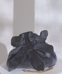 tocco closet | 【ZOZO限定】ベロアリボン巾着バッグ(ショルダーバッグ)