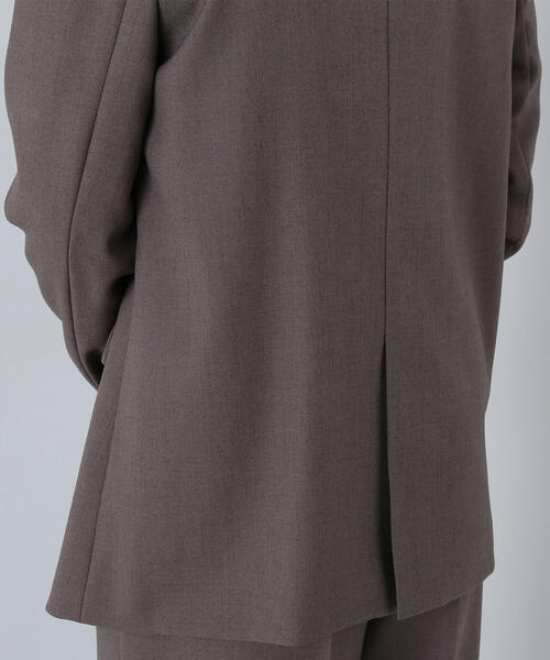 NATURAL BEAUTY BASIC（ナチュラルビューティーベーシック）の「◇＜リラクシーセットアップシリーズ＞ダブルブレストジャケット（テーラードジャケット・レディース・ブラウン/チャコールグレー・SMALL/MEDIUM）」の12枚目の写真