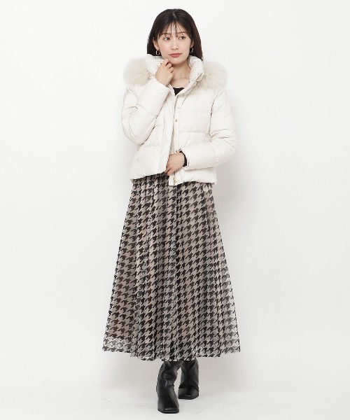 FOXファー付きショートダウン（ダウンジャケット/コート）｜AND