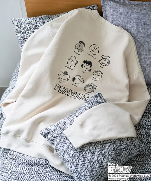 【セール】WEB限定 PEANUTS/ピーナッツ 別注 集合 キャラクター バックプリント スウェット（スウェット）｜FREAK'S STORE（フリークスストア）スウェット