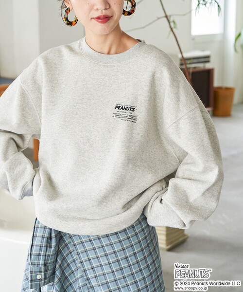 【セール】WEB限定 PEANUTS/ピーナッツ 別注 集合 キャラクター バックプリント スウェット（スウェット）｜FREAK'S STORE（フリークスストア）
