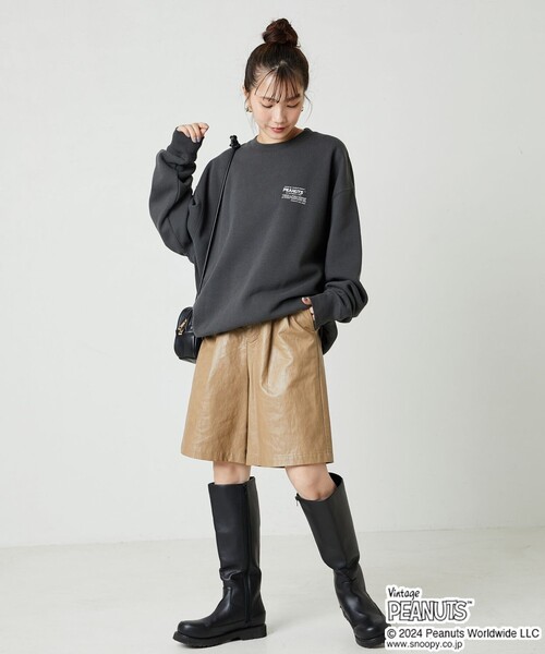 【セール】WEB限定 PEANUTS/ピーナッツ 別注 集合 キャラクター バックプリント スウェット（スウェット）｜FREAK'S STORE（フリークスストア）