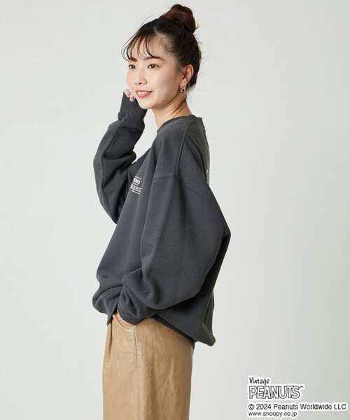 【セール】WEB限定 PEANUTS/ピーナッツ 別注 集合 キャラクター バックプリント スウェット（スウェット）｜FREAK'S STORE（フリークスストア）