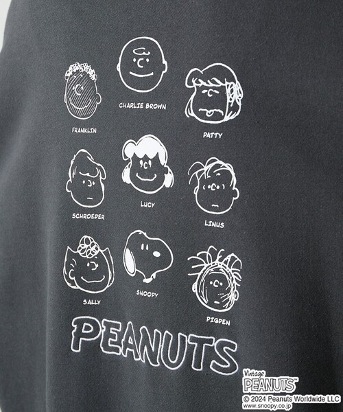 【セール】WEB限定 PEANUTS/ピーナッツ 別注 集合 キャラクター バックプリント スウェット（スウェット）｜FREAK'S STORE（フリークスストア）