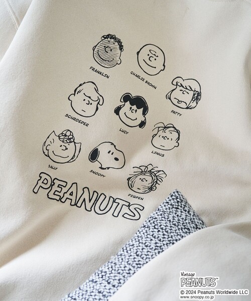 【セール】WEB限定 PEANUTS/ピーナッツ 別注 集合 キャラクター バックプリント スウェット（スウェット）｜FREAK'S STORE（フリークスストア）
