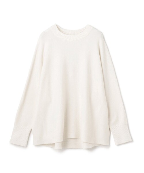 アンフィーロ 24AW ふわふわニット ラウンドヘム ニット セーター 長袖 UNFILO（アンフィーロ） ニット セーター ふわふわニット ラウンドヘム
