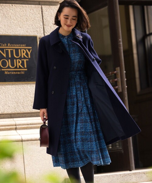 ライトビーバー トレンチライク ロングコート（その他アウター）｜組曲（クミキョク）