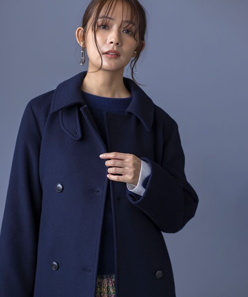 ライトビーバー トレンチライク ロングコート（その他アウター）｜組曲（クミキョク）