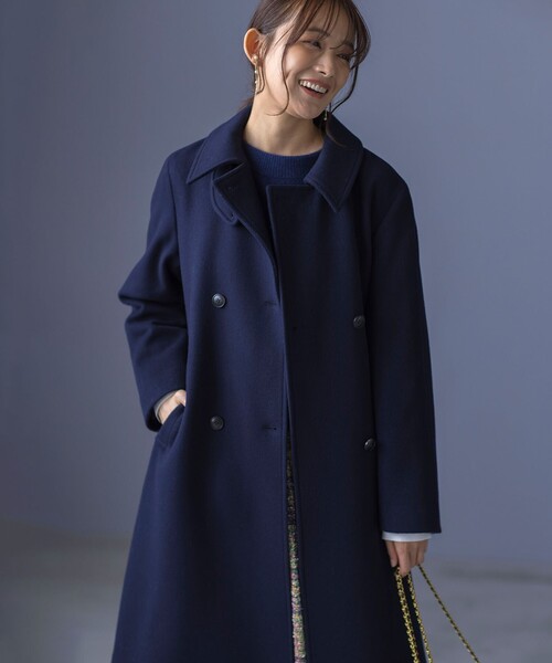 ライトビーバー トレンチライク ロングコート（その他アウター）｜組曲（クミキョク）