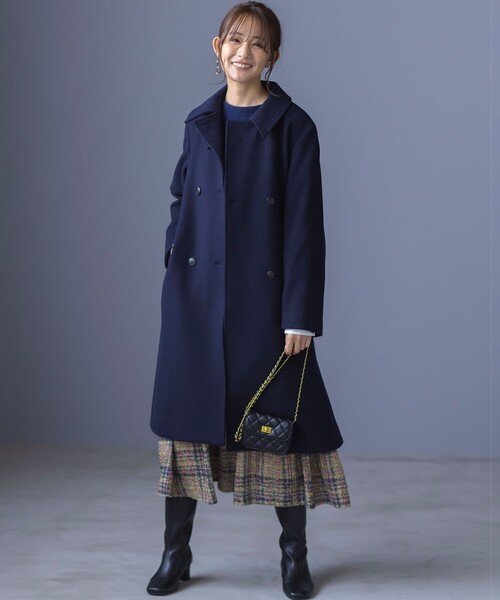 ライトビーバー トレンチライク ロングコート（その他アウター）｜組曲（クミキョク）