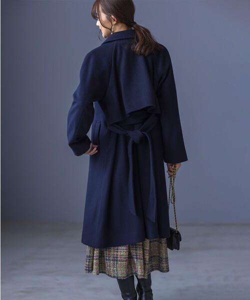 セール】ライトビーバー トレンチライク ロングコート（その他アウター