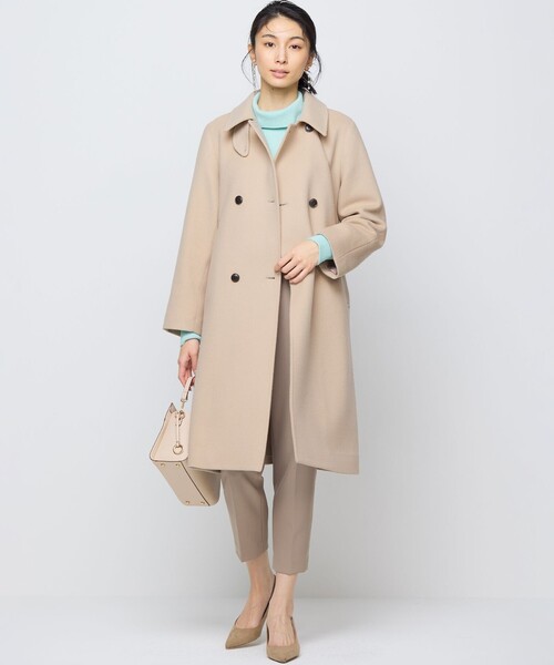 ライトビーバー トレンチライク ロングコート（その他アウター）｜組曲（クミキョク）