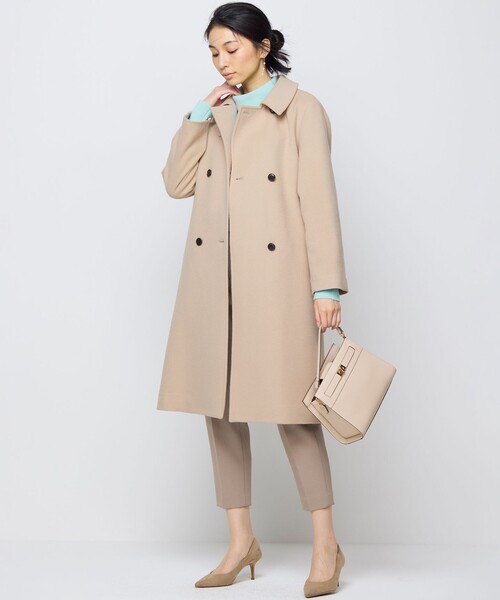 ライトビーバー トレンチライク ロングコート（その他アウター）｜組曲（クミキョク）