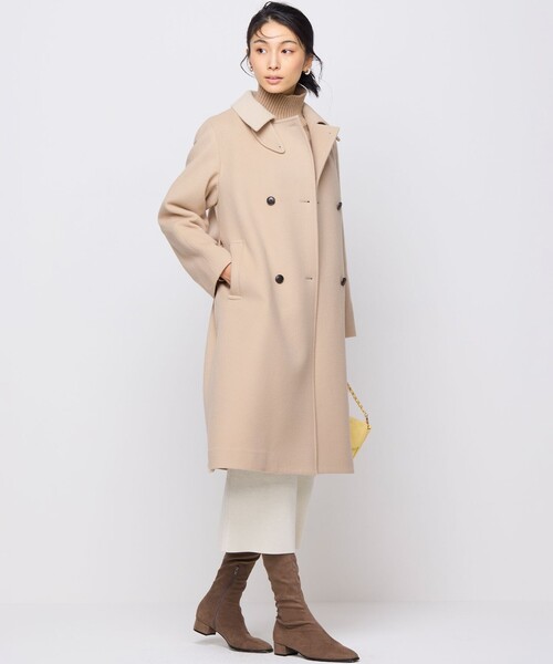 ライトビーバー トレンチライク ロングコート（その他アウター）｜組曲（クミキョク）