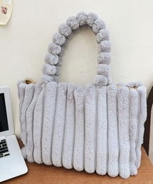 【A4収納・軽量】ストライプファートートバッグ