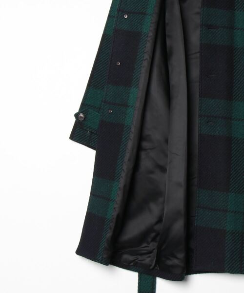 【POLO RALPH LAUREN】チェック柄 ベルト付 ヘリンボーンコート POLO RALPH LAUREN】チェック柄 ベルト付 ヘリンボーンコート